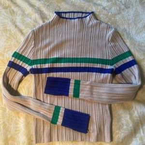 XS cropped sweater with open back and thumb holes. BDG brand.